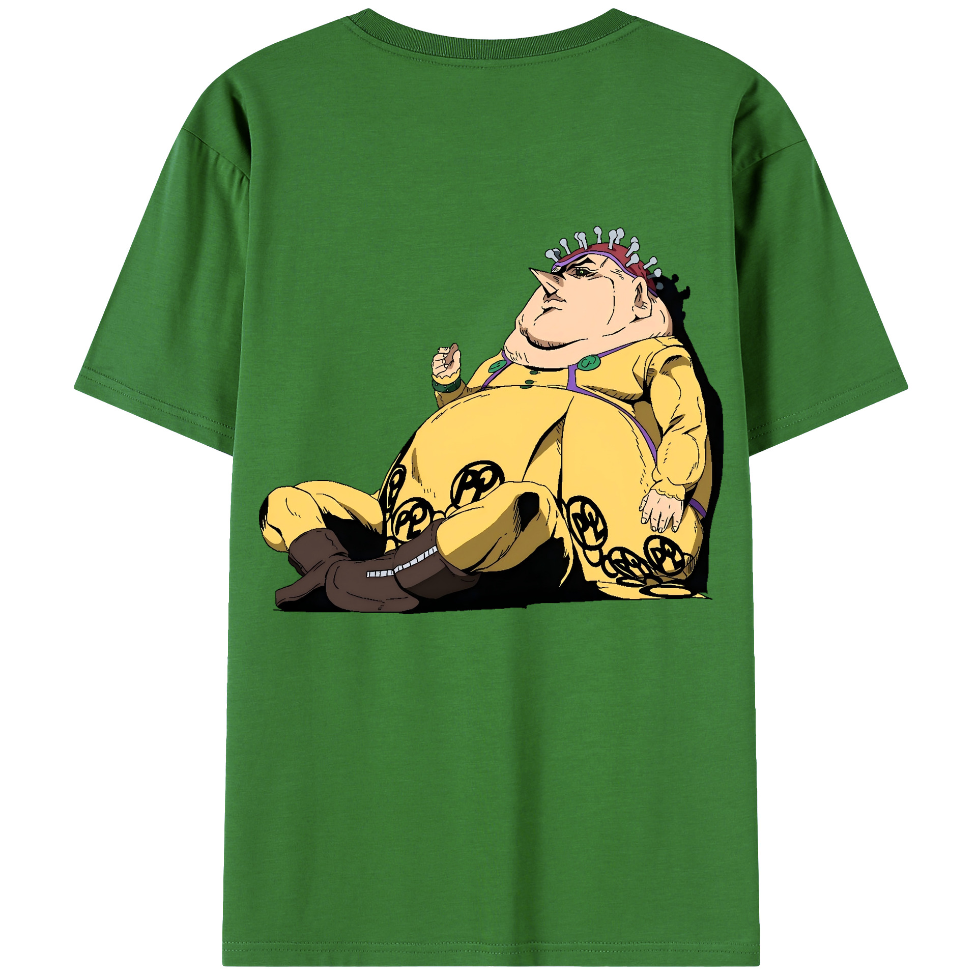 （画像用） ジョジョの奇妙な冒険 ポルポ JoJo's Bizarre Adventure Polpo レディース半袖Tシャツ(バックプリント)